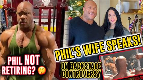 Phil Heath's Wife Speaks on Backstage Video saga from 2020 Mr .